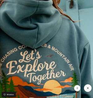NWT Sunset Surf Coastal Explore Hoodie Sz M